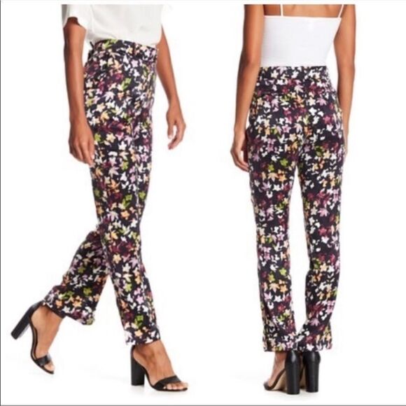 Equipment x Revolve Florence Floral Silk Trouser Pants Sz small - Picture 1 of 10